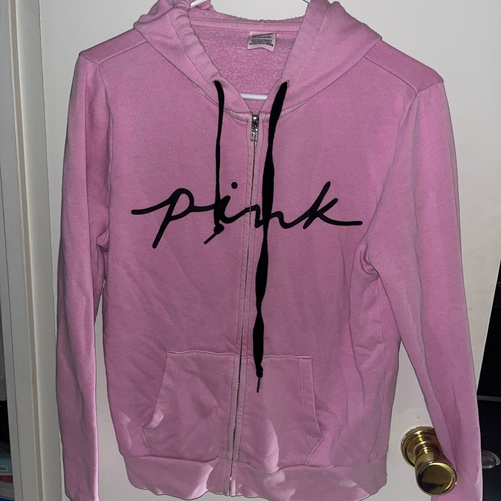 Pink hoodie